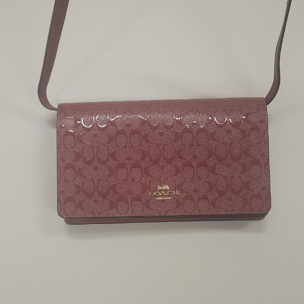 Coach Embossed Crossbody Bag